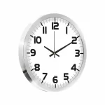Beyaz Kadranlı Metal Duvar Saati