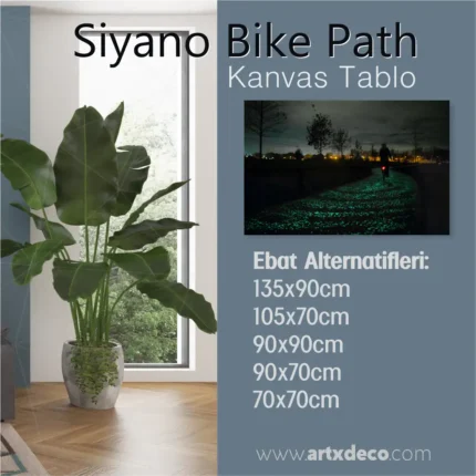 Kanvas Tablo "Siyano Bike Path" - Görsel 3