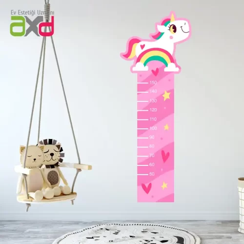 çocuk-odası-duvarı-boy-ölçme-unicorn
